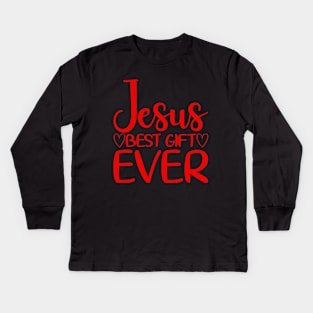 Jesus God Christian T-Shirt Kids Long Sleeve T-Shirt